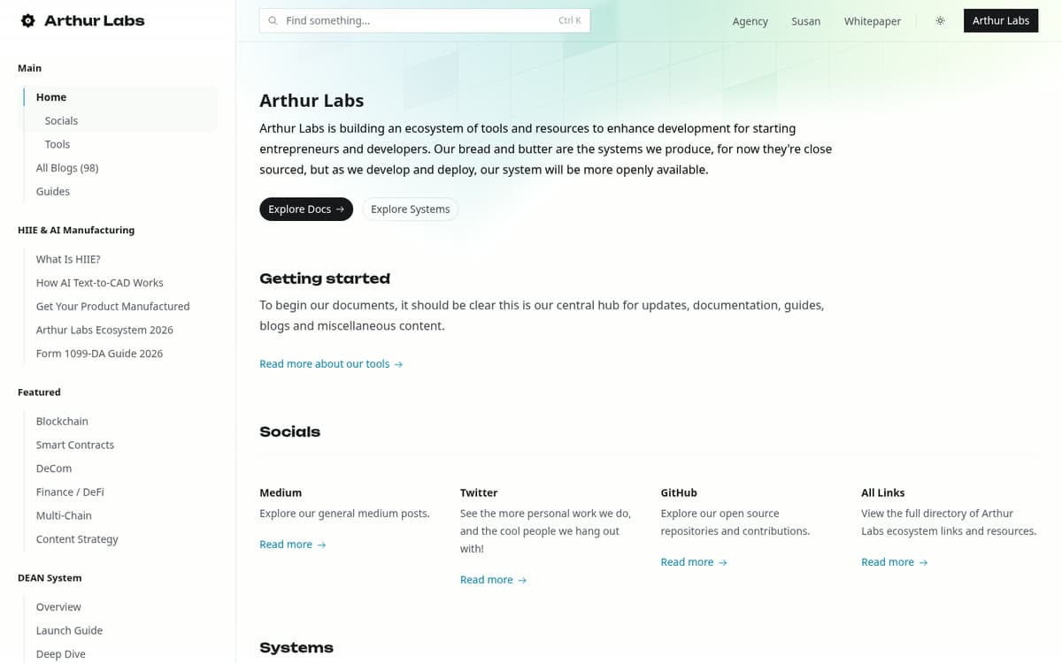 Arthur Labs Blog